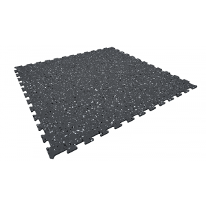 Sportvloer rubber kliktegel 7 mm granite